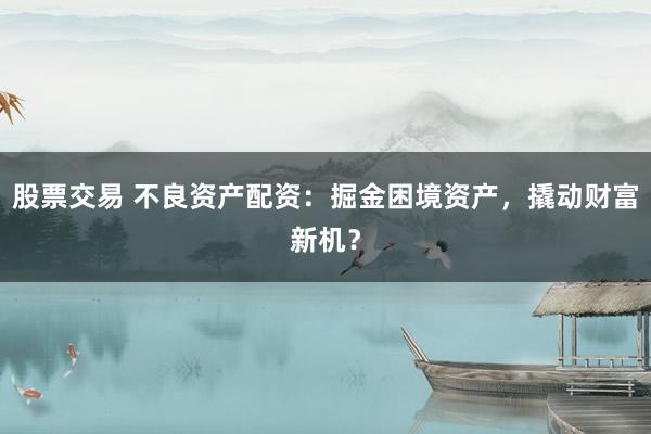 股票交易 不良资产配资：掘金困境资产，撬动财富新机？